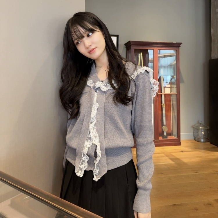 セーラーレースカーディガン｜カーディガン｜韓国ファッション通販 SONA