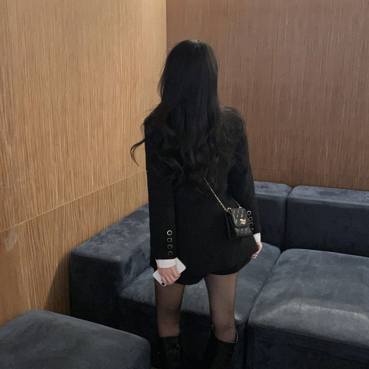 【SET】ラウンドツイードジャケット ハイウエストショートパンツ
