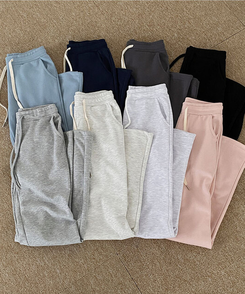 【丈別】ブーツカットトレーニングバンディングパンツ(8color)