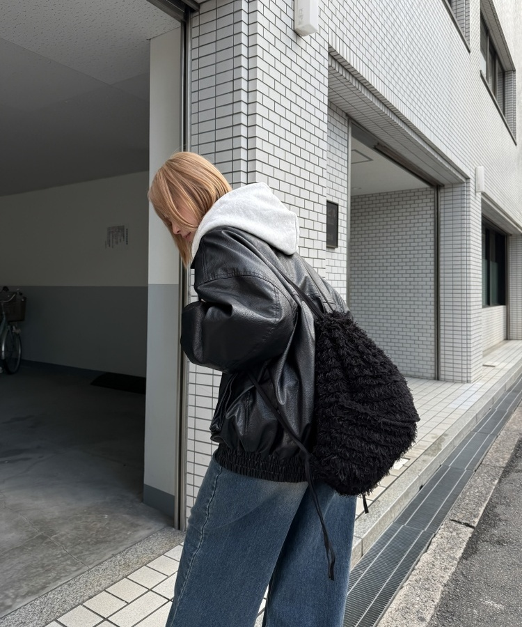 ストリングバックパック BLACK