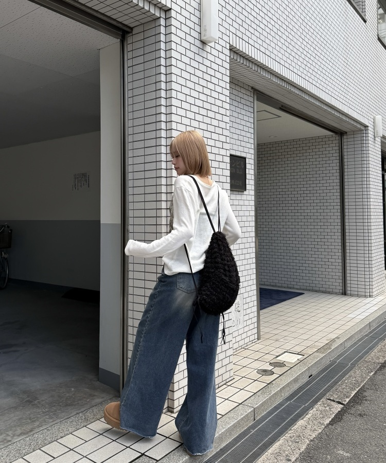 ストリングバックパック BLACK