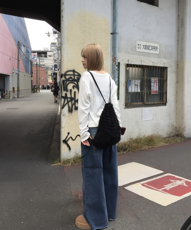ストリングバックパック BLACK