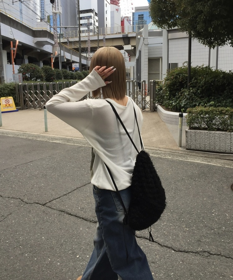 ストリングバックパック BLACK