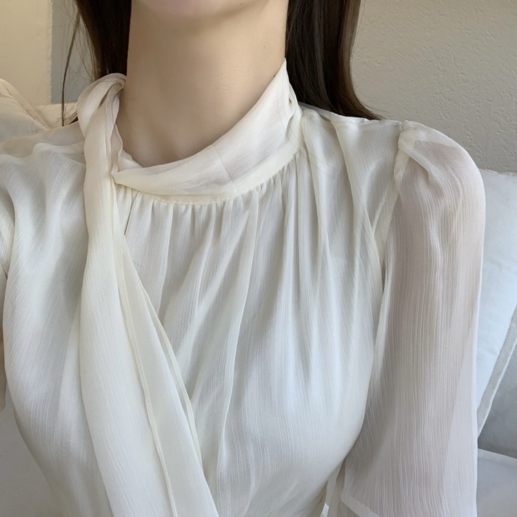 ダンデリオンシフォンロングフレアワンピース IVORY