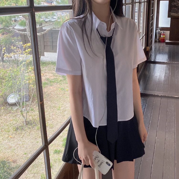 【ベルト付き】Aラインプリーツスカートパンツ BLACK