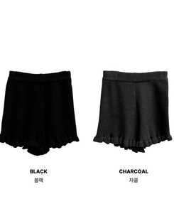 フリルラッフルレースニッショートパンツ