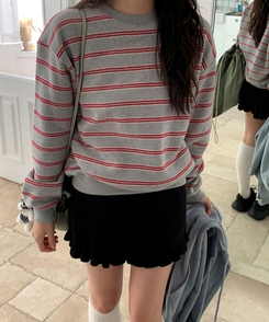 フリルラッフルレースニッショートパンツ BLACK