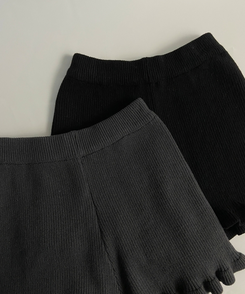 フリルラッフルレースニッショートパンツ