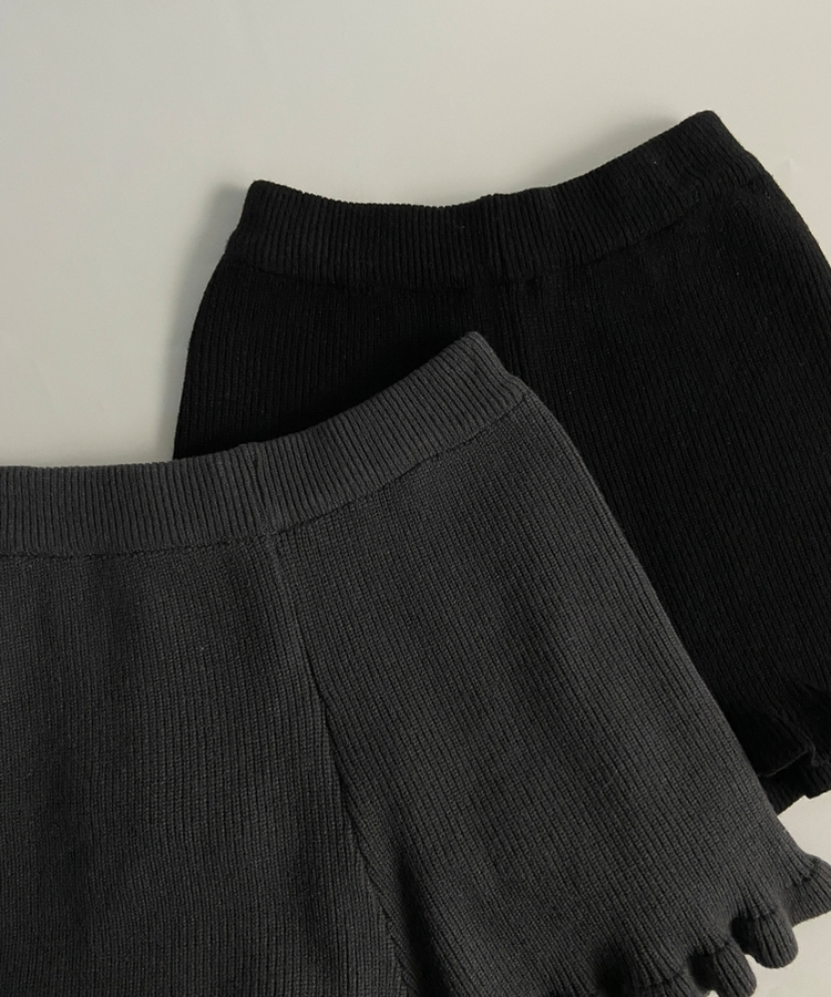 フリルラッフルレースニッショートパンツ