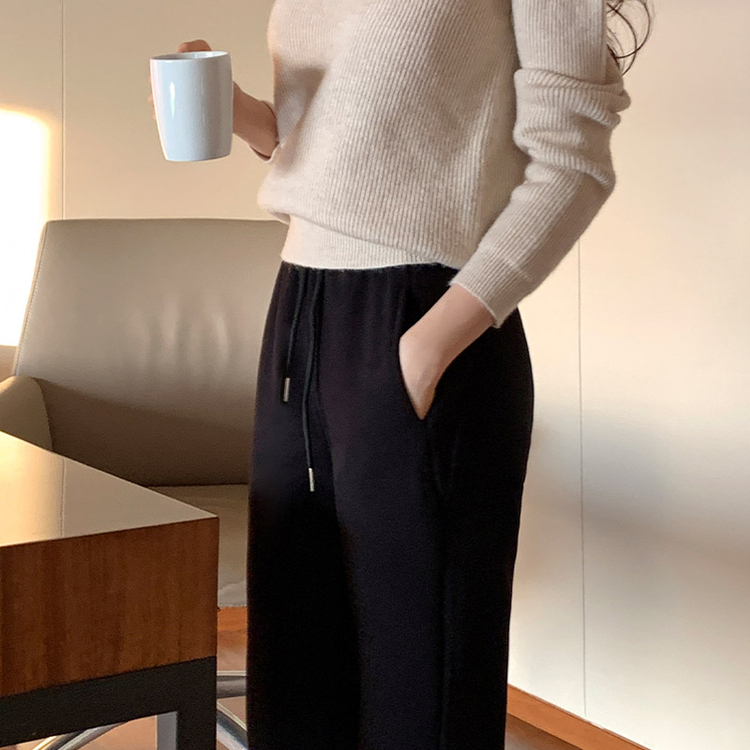 (暖かい起毛裏地♥) クロディ 起毛ブーツカット バンディングトレーニングパンツ