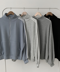 【SET】ーバーフィットジップアップ トレーニングパンツ