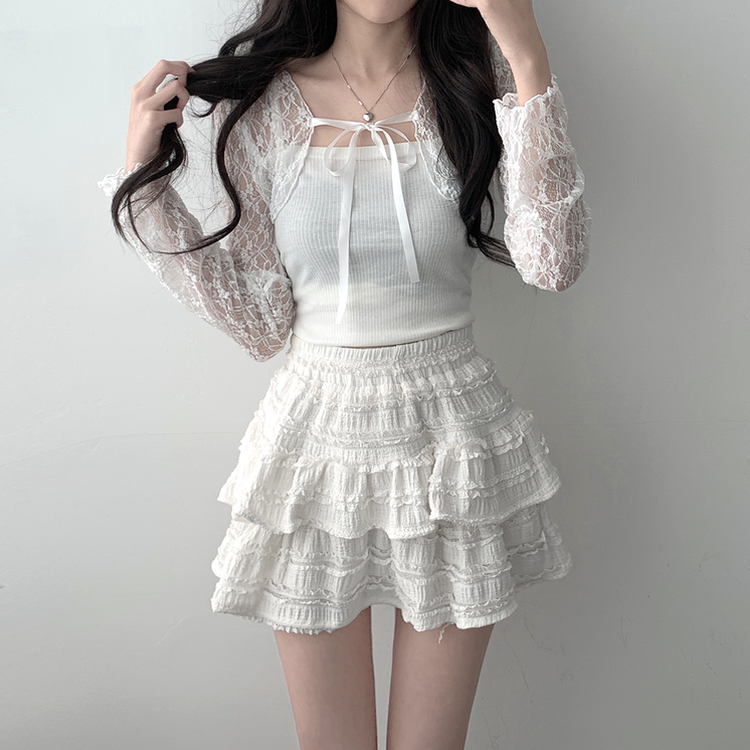 ジーザスディアマンテ RF バルドーワンピ スカート カーディガン セット ジーザスディアマンテ RF バルドーワンピ スカート カーディガン