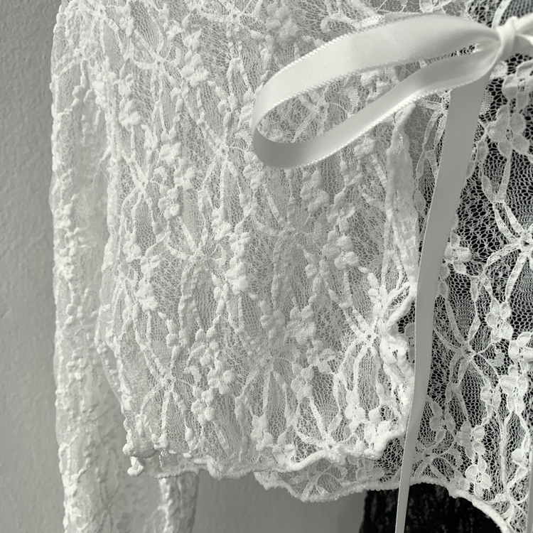 가디건품절 주문폭주감사세일 리본 플라워 시스루 볼레로 가디건휘핑 밴딩 캉캉 미니 스커트 투피스 A33