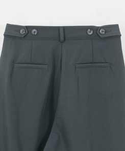 スラックス 【丈別】ツーピンタックワイドスラックス