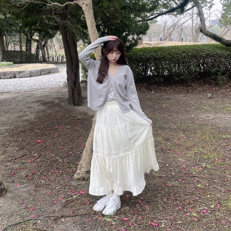 ビンテージロングスカート BEIGE