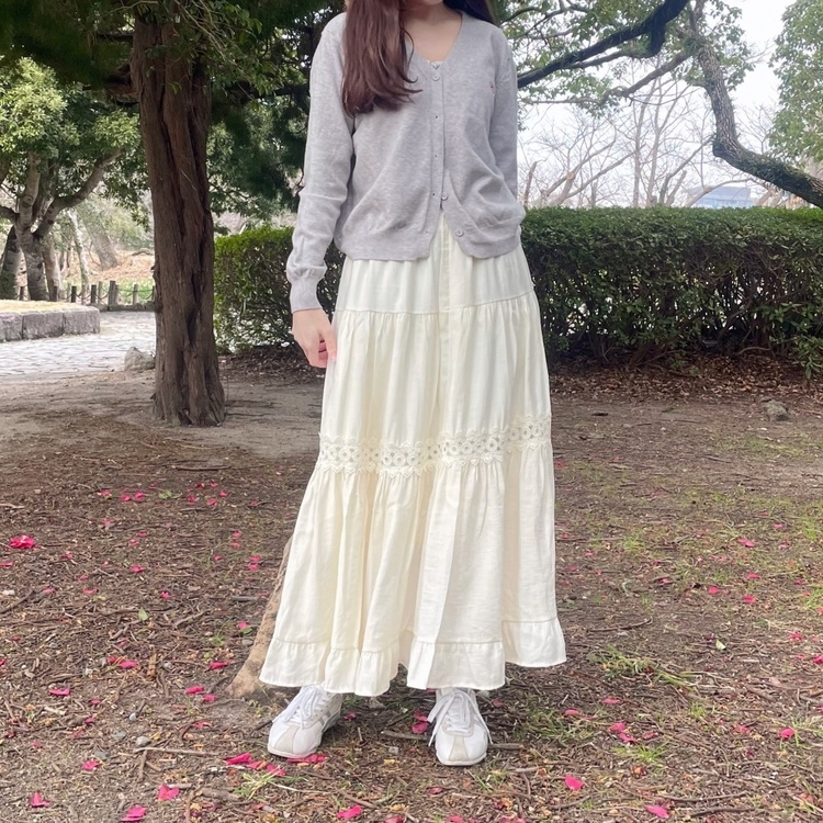ビンテージロングスカート BEIGE