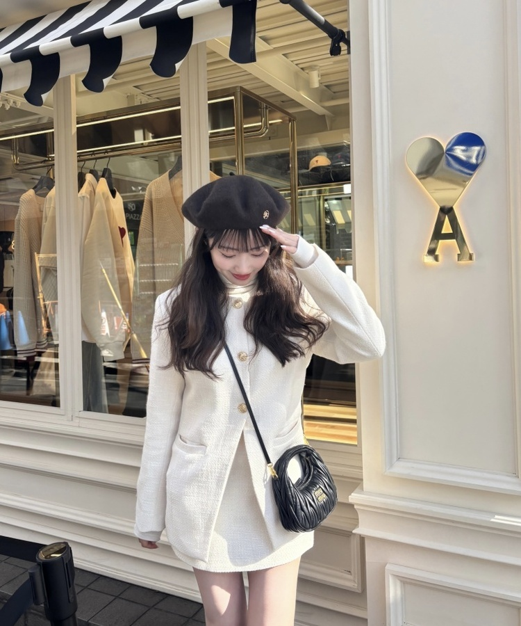 2plan ツイードジャケット　韓国　短丈 2plan ツイードジャケット 韓国 短丈 zyz8336_4.jpg