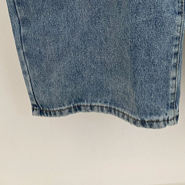 앤트 핀턱 하이웨스트 와이드 데님 팬츠