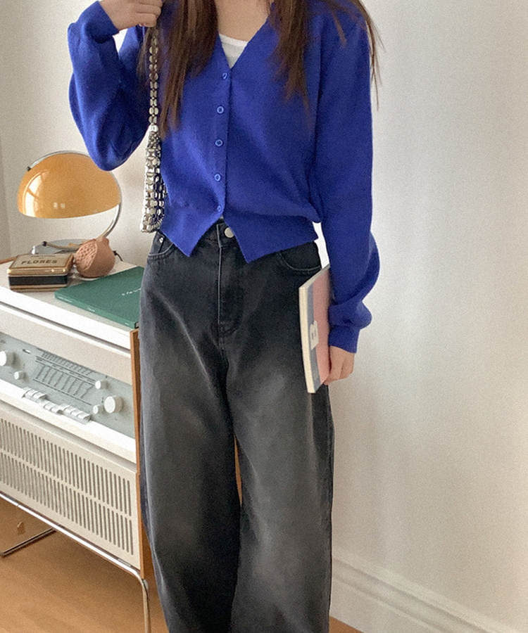 ベニコワイドパンツ BLACK DENIM