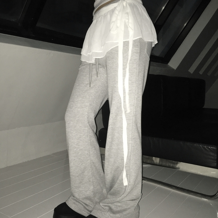 ポケットブーツカットトレーニングパンツ(6color) GREY