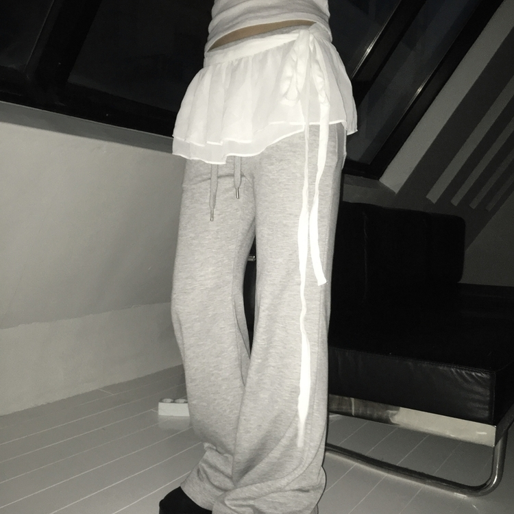ポケットブーツカットトレーニングパンツ(6color) GREY