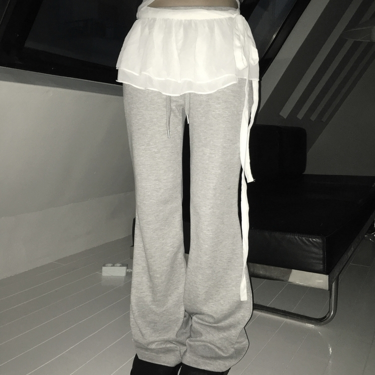 ポケットブーツカットトレーニングパンツ(6color) GREY