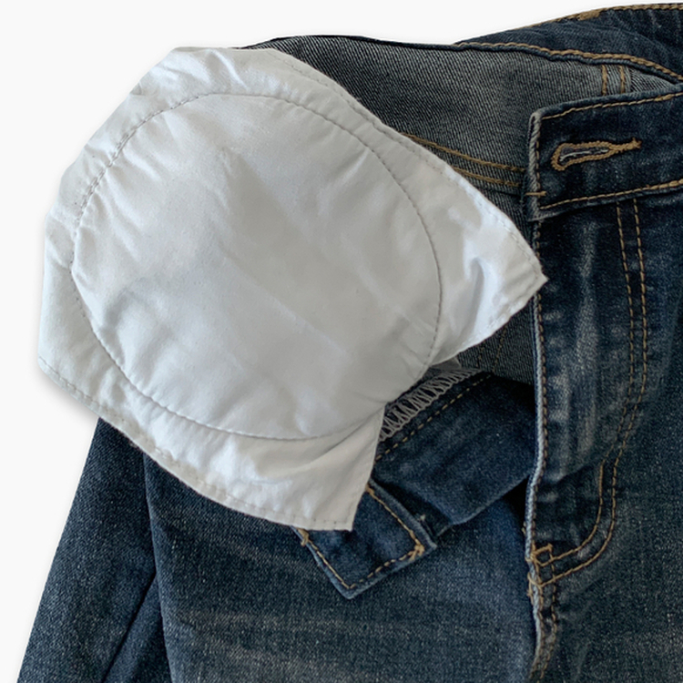 베스트 3기장 스판 빈티지 워싱 하이웨스트 골반뽕 데님 부츠컷 팬츠