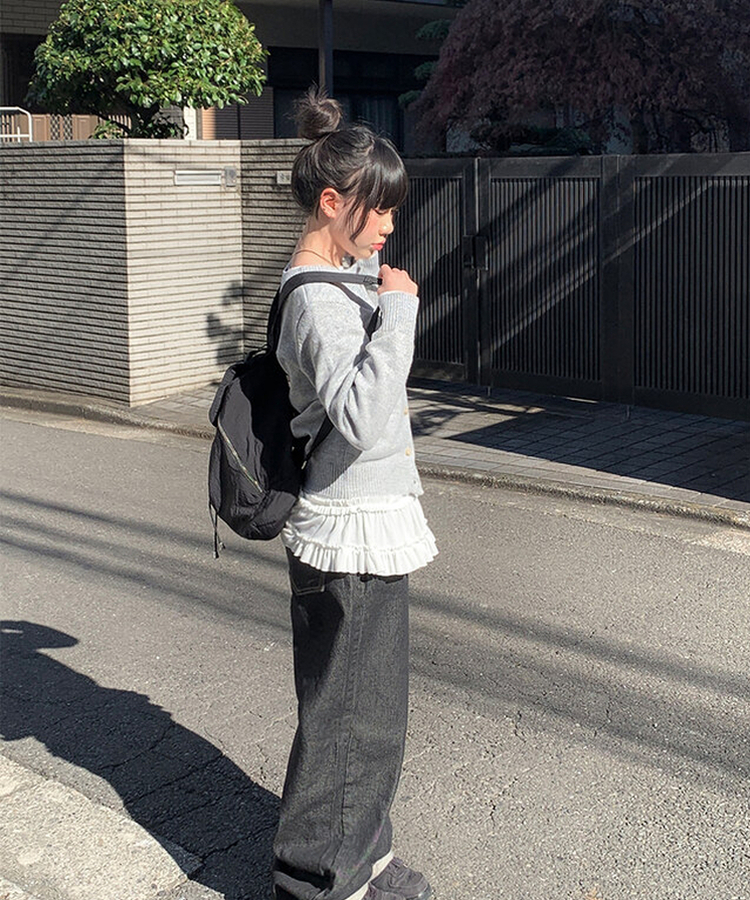 アーケンナイロンバックルミニバックパック BLACK