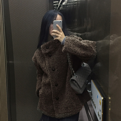 バッグ クラシックキルティングショルダークロスバッグ GREY