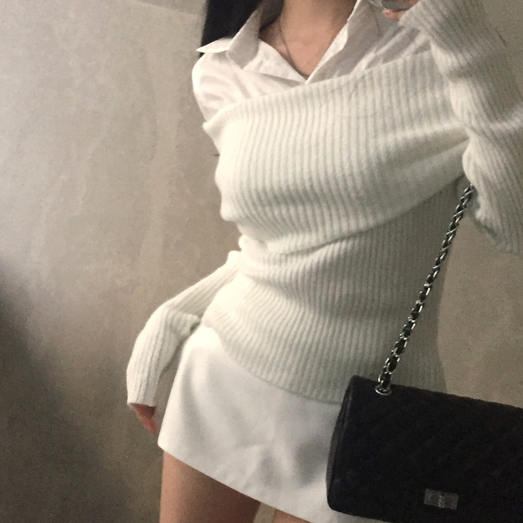 クラシックキルティングショルダークロスバッグ BLACK