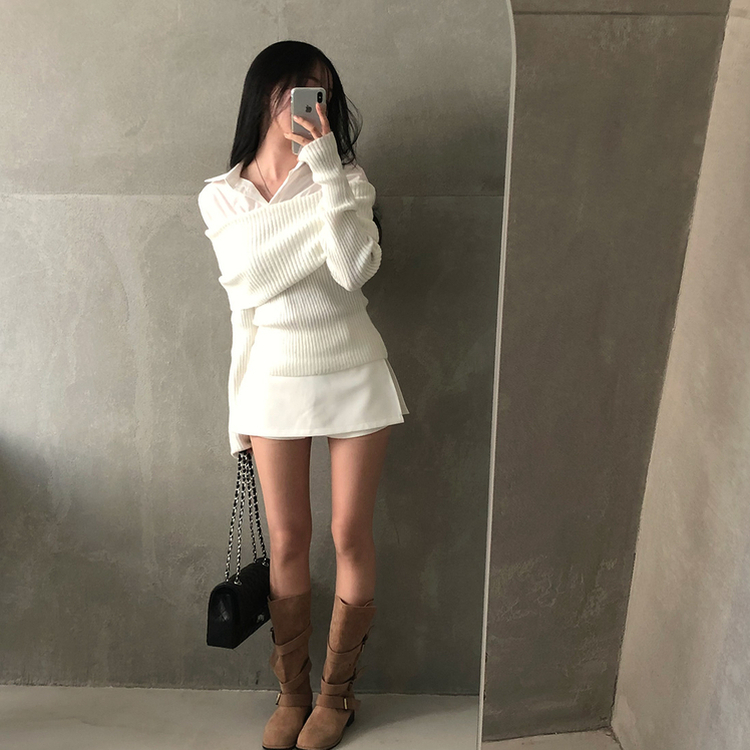 クラシックキルティングショルダークロスバッグ BLACK