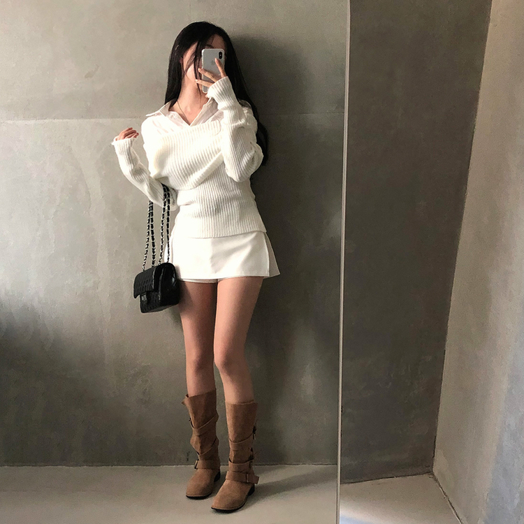 クラシックキルティングショルダークロスバッグ BLACK