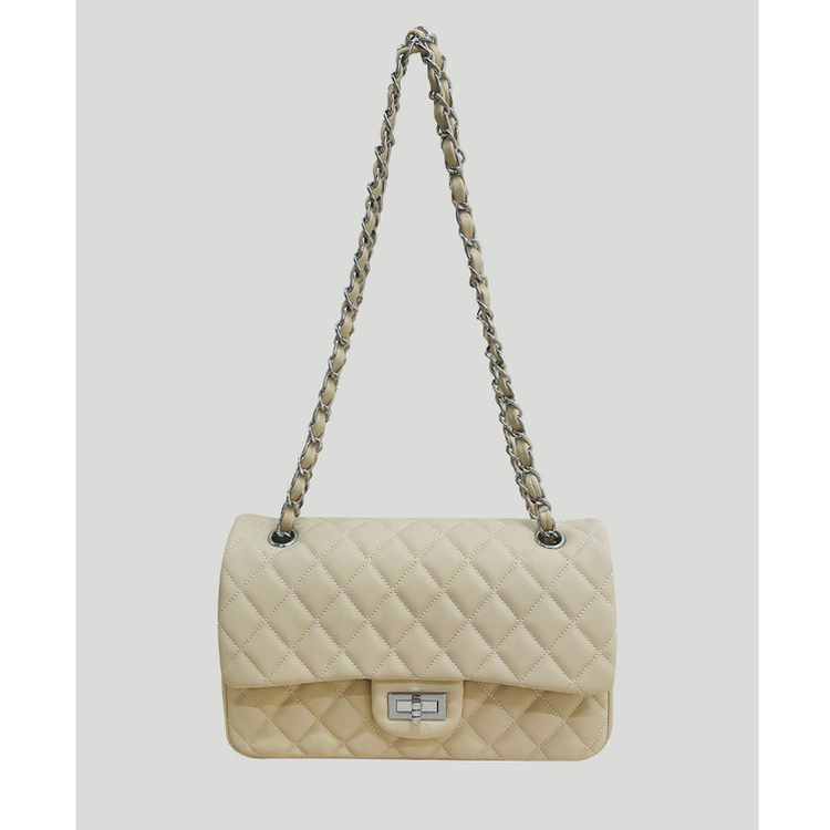 クラシックキルティングショルダークロスバッグ