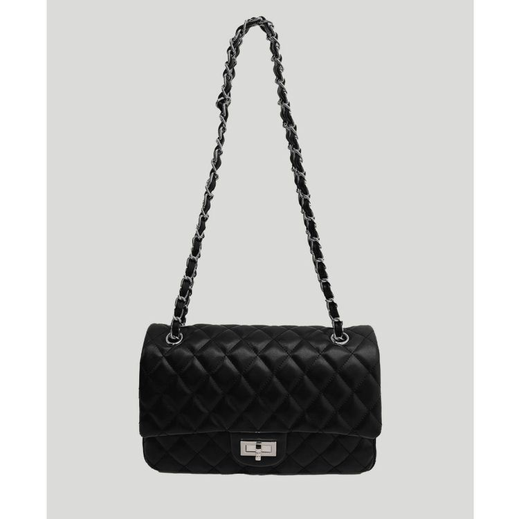 クラシックキルティングショルダークロスバッグ