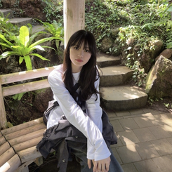 長袖Tシャツ レタリング長袖シャツ WHITE