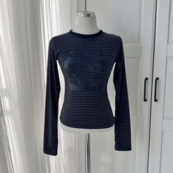 ストライプ長袖Tシャツ