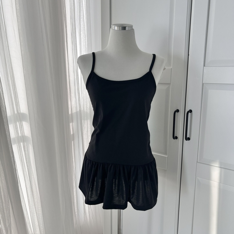 レイヤードフリルティアードインナーキャミソール