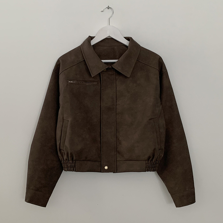 매트 무광 오버핏 가죽 스웨이드st 자켓 점퍼