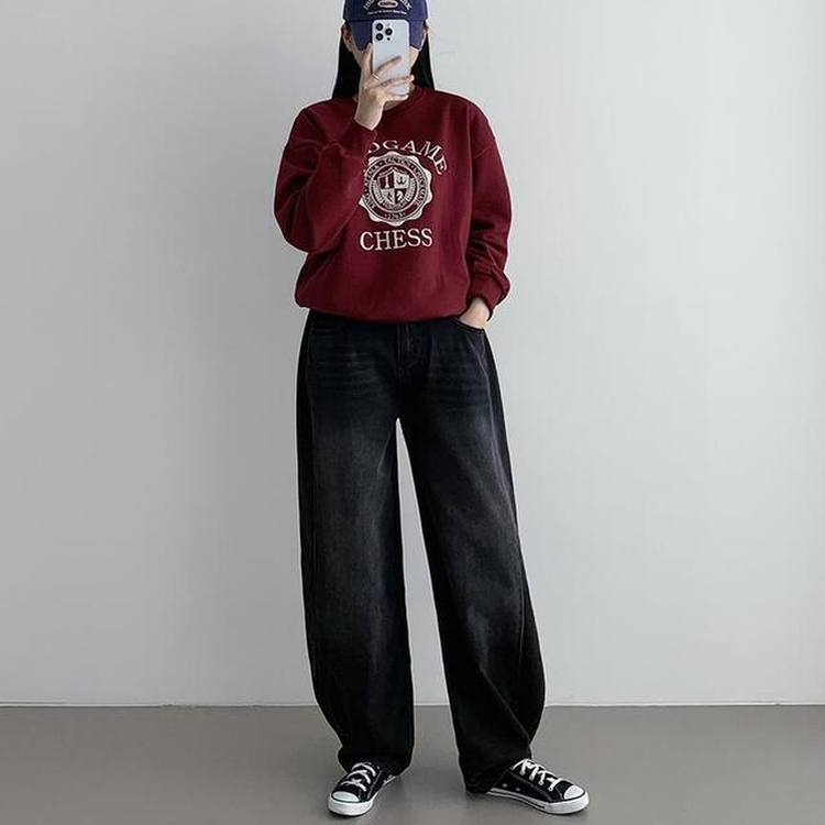 【丈別】【起毛】サイドピンタックワイドウォッシングパンツ(5color)