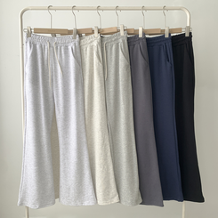 トレーニングパンツ 【丈別】ローセミブーツカットトレーニングパンツ(6color)