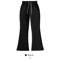 トレーニングパンツ 【丈別】ローセミブーツカットトレーニングパンツ(6color)