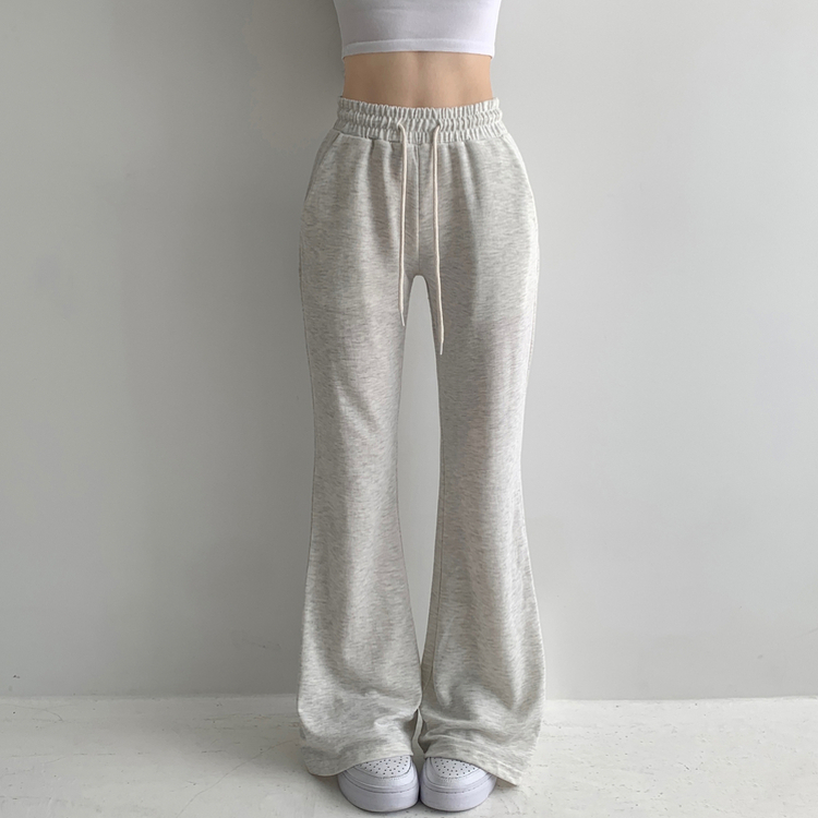 【丈別】ローセミブーツカットトレーニングパンツ(6color) OATMEAL