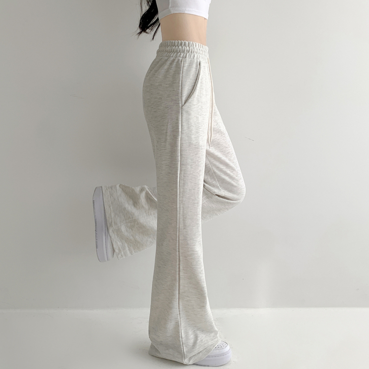 【丈別】ローセミブーツカットトレーニングパンツ(6color) OATMEAL