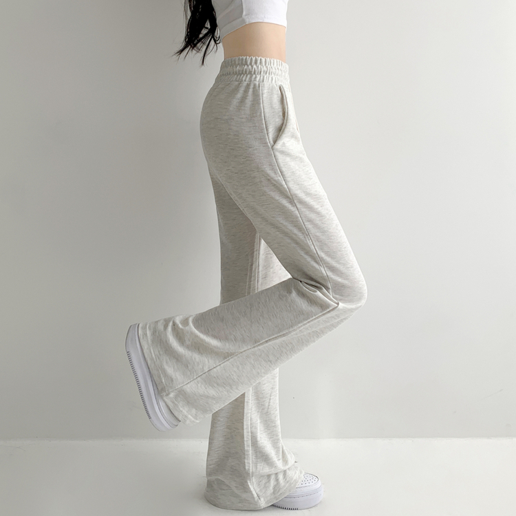 【丈別】ローセミブーツカットトレーニングパンツ(6color) OATMEAL