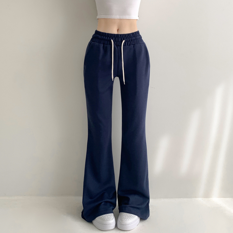 【丈別】ローセミブーツカットトレーニングパンツ(6color) NAVY