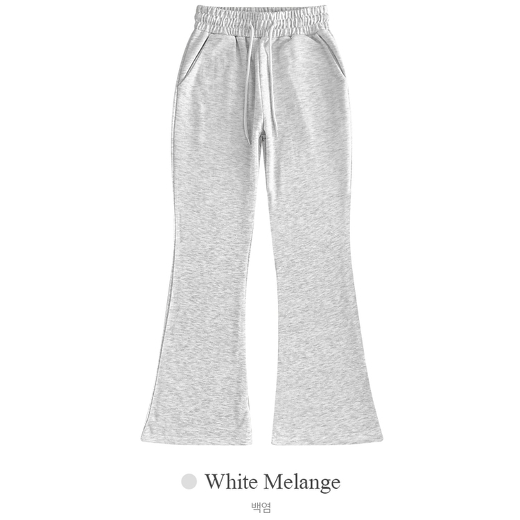 【丈別】ローセミブーツカットトレーニングパンツ(6color)