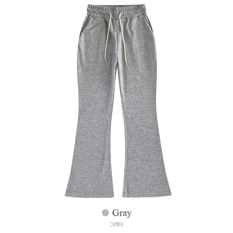 【丈別】ローセミブーツカットトレーニングパンツ(6color)