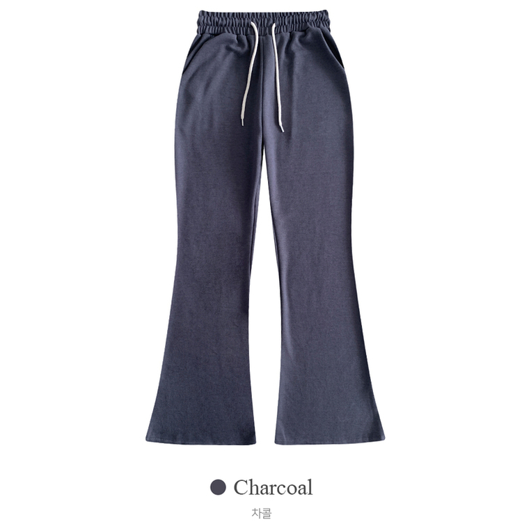 【丈別】ローセミブーツカットトレーニングパンツ(6color)