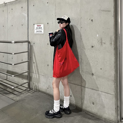 その他 ストラップリボンシューズ BLACK