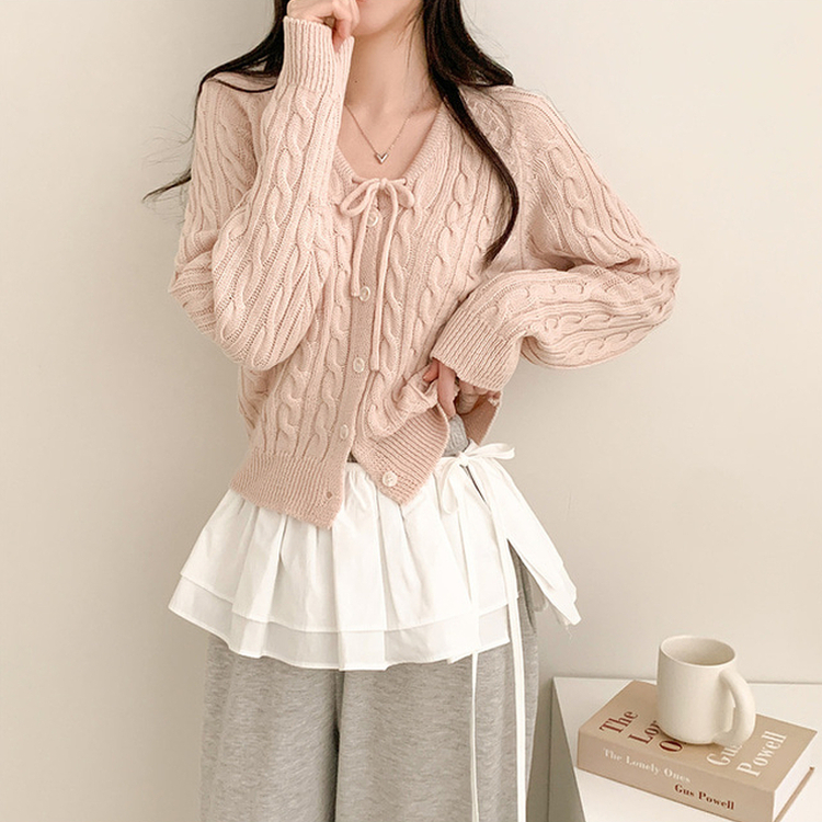 ティアードシフォンフリルミニスカート IVORY